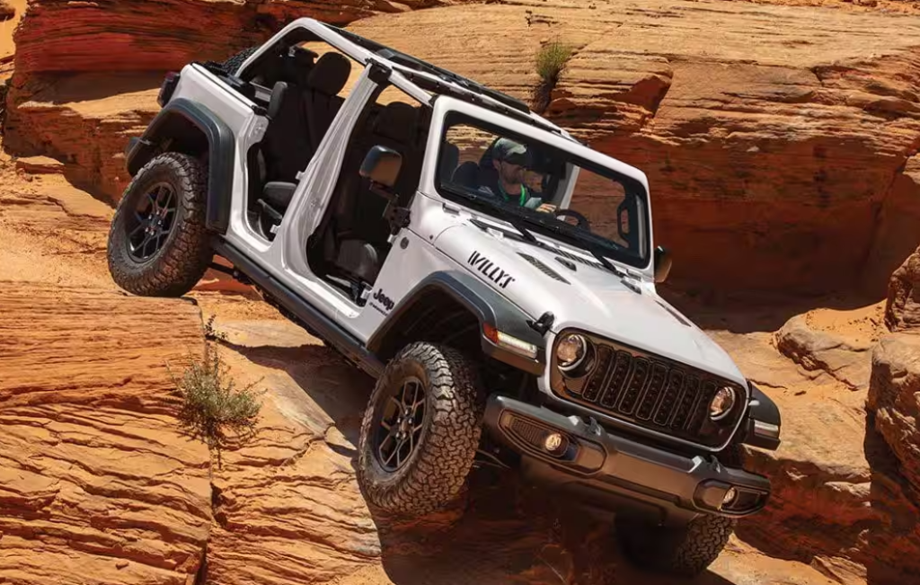 Gray 2026 Jeep Wrangler Willys off-road