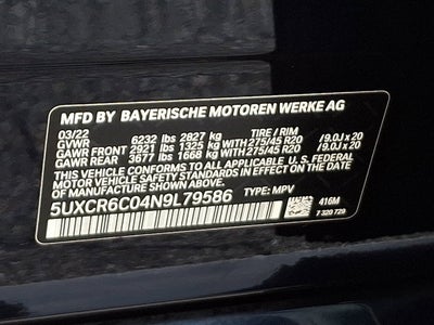 2022 BMW X5 xDrive40i