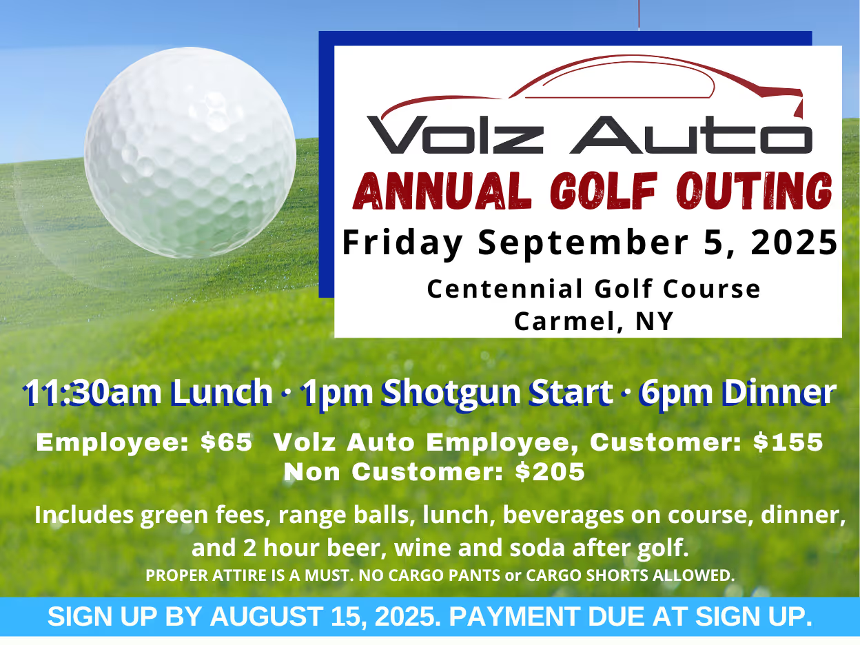 Volz Auto Annual Golf outing