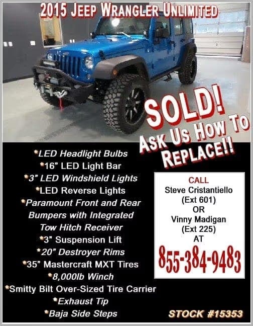 Custom Vehicle from Meadowland of Carmel